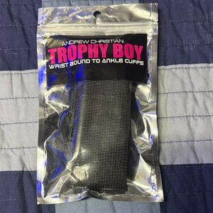 Andrew Christian Trophy Boy Black Cuffs